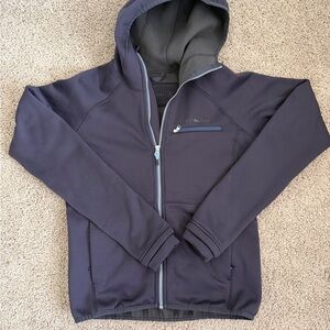 cotopaxi Navy Blue Hooded Softshell Jacket